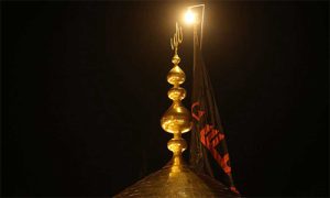 تصاویر تعویض پرچم امام حسین(ع)