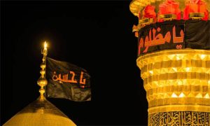 تصاویر تعویض پرچم امام حسین(ع)