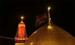 تصاویر تعویض پرچم امام حسین(ع)