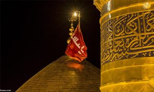 تصاویر تعویض پرچم امام حسین(ع)