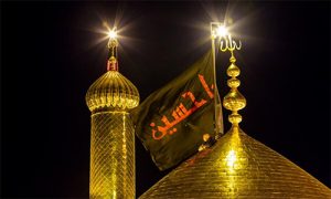 تصاویر تعویض پرچم امام حسین(ع)