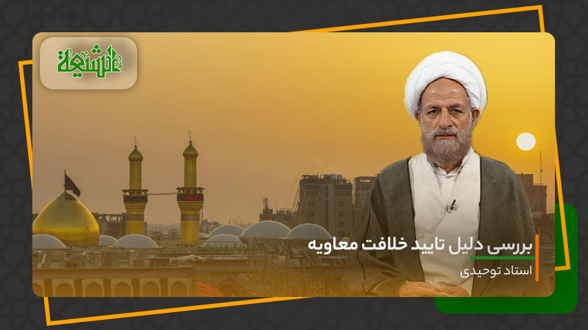 بررسی دلیل تایید خلافت معاویه